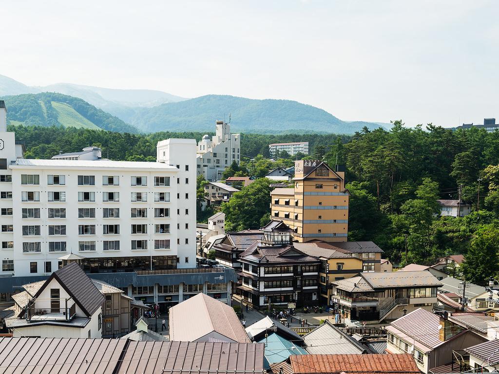 Hotel Kusatsu Onsen Futabaya Exterior foto