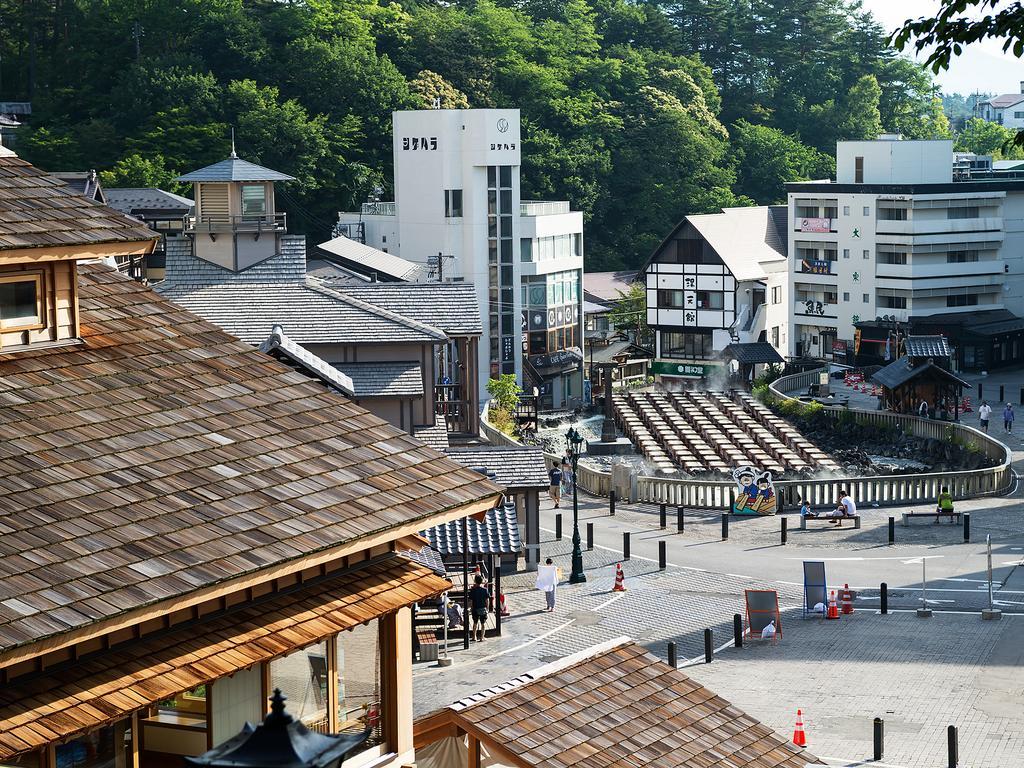 Hotel Kusatsu Onsen Futabaya Exterior foto