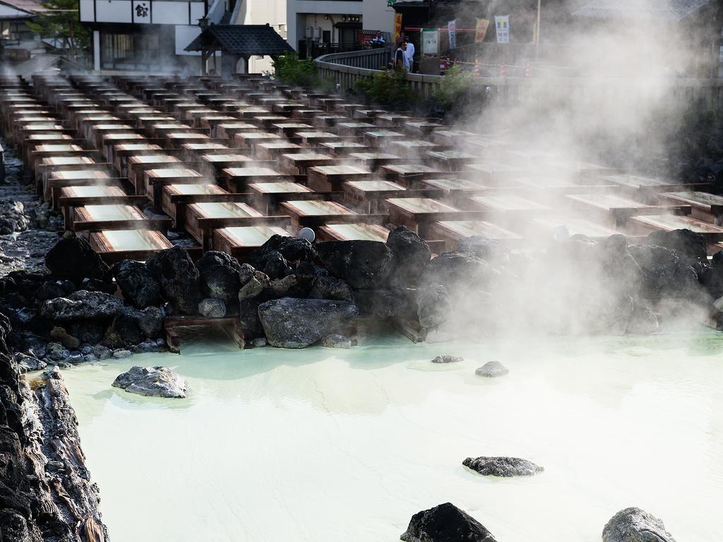 Hotel Kusatsu Onsen Futabaya Exterior foto