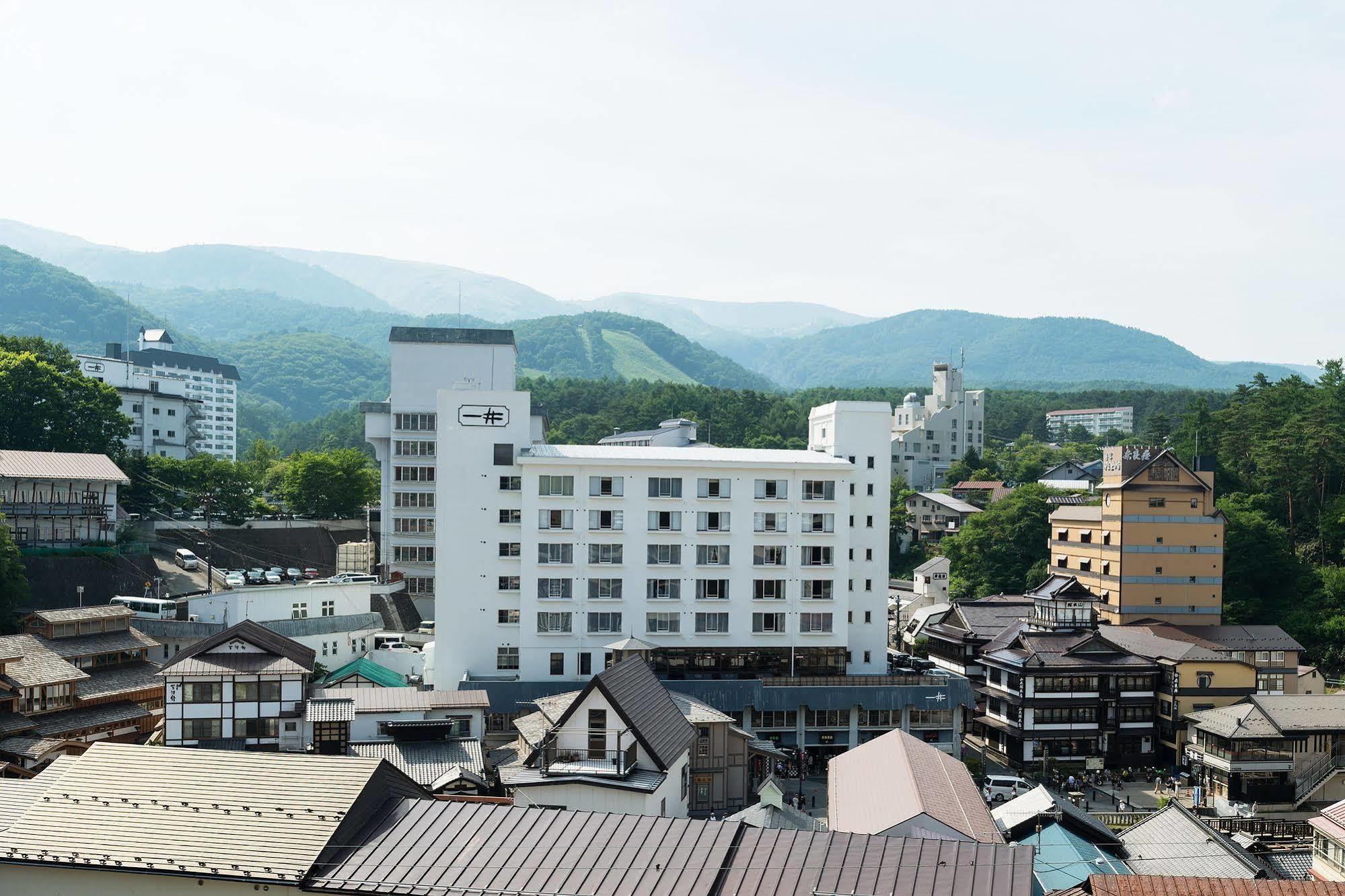 Hotel Kusatsu Onsen Futabaya Exterior foto